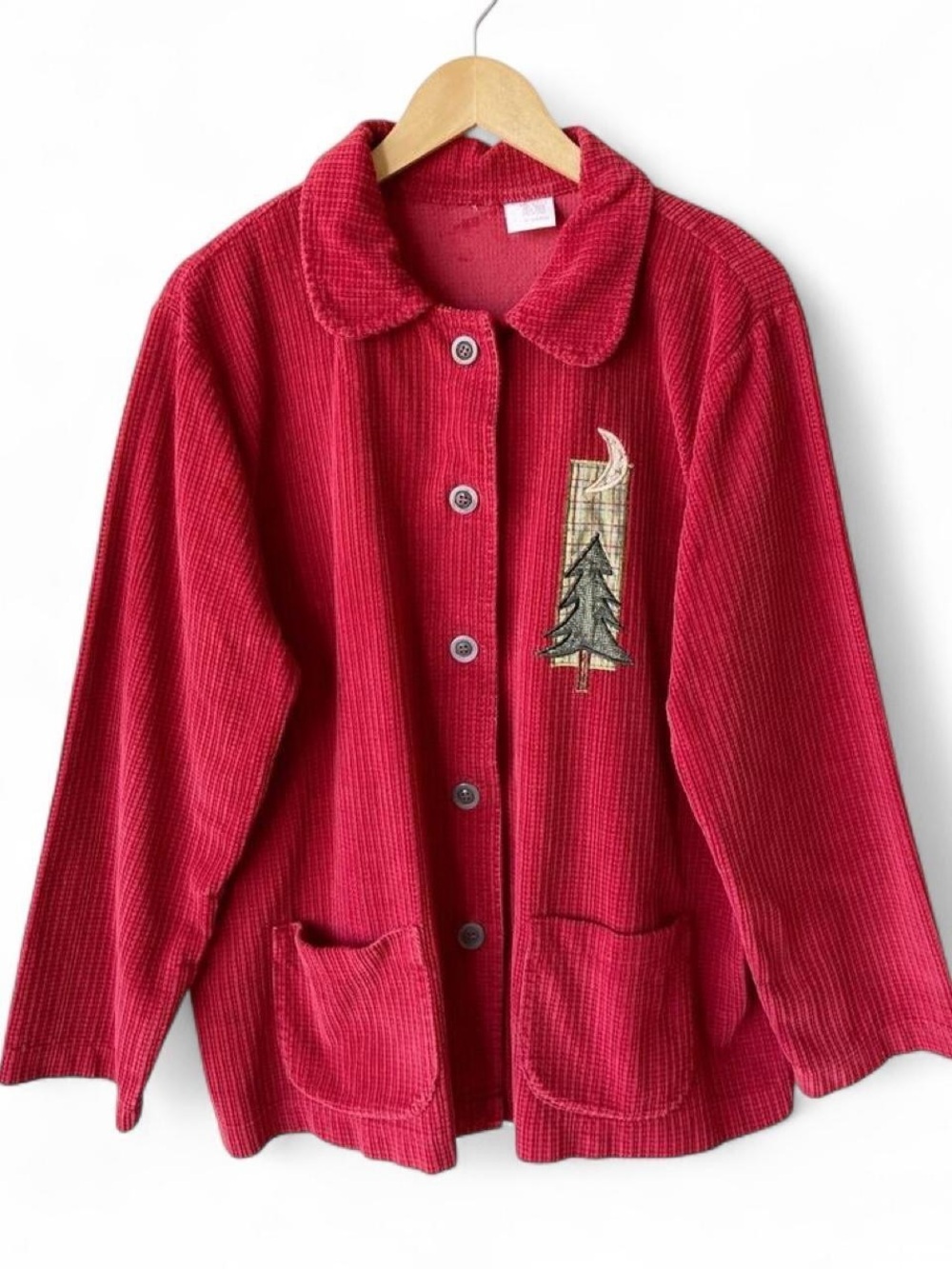 Vintage 90s Corduroy Button Up Granola Girl Barn Jacket